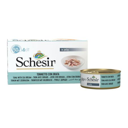 Bouillon thon/daurade chat (boite 6x50g) - SCHESIR