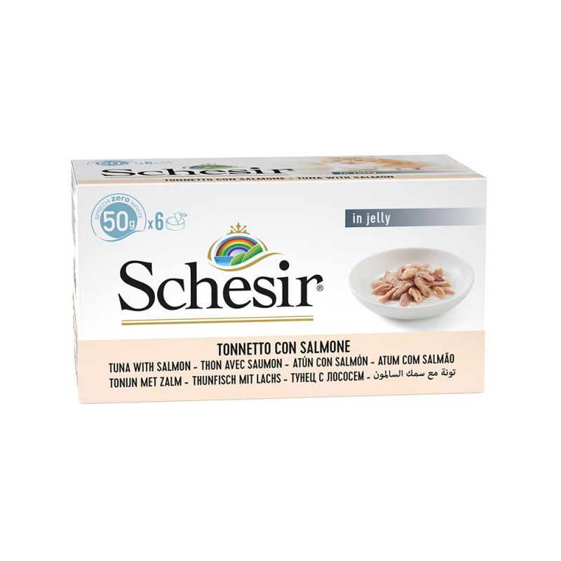 Bouillon thon/saumon chat (boite 6x50g) - SCHESIR