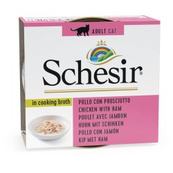 Bouillon poulet/jambon chat (boite 70g) - SCHESIR