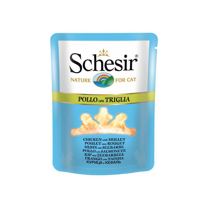 Bouillon poulet/rouget chat (sachet 70g) - SCHESIR