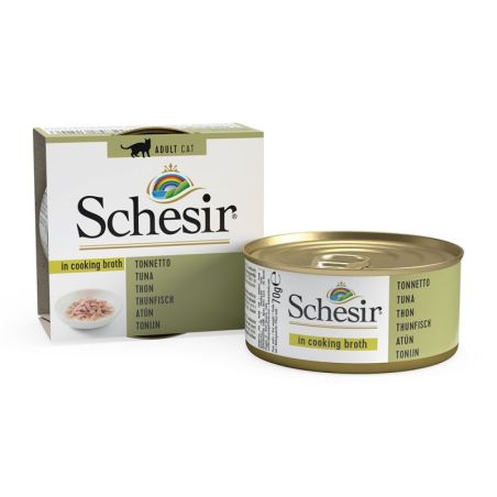 Bouillon thon chat (boite 70g) - SCHESIR