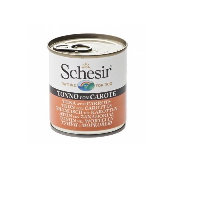 Gelée Thon/Carottes chien (boites 285g) - Schesir