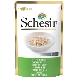 Pâtée en gelée poulet chat (sachet 85g) - SCHESIR