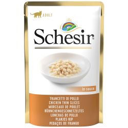 Pâtée en gelée poulet en sauce chat (sachet 85g) - SCHESIR