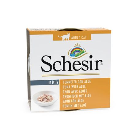 Pâtée en gelée thon/aloes chat (boite 85g) - SCHESIR