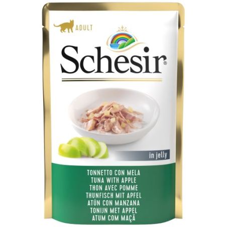 Pâtée en gelée thon/pomme chat (sachet 85g) - SCHESIR