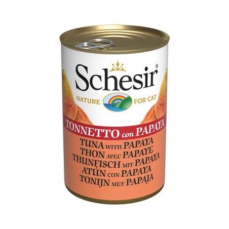 Pâtée en gelée thon/papaye chat (boite 140g) - SCHESIR