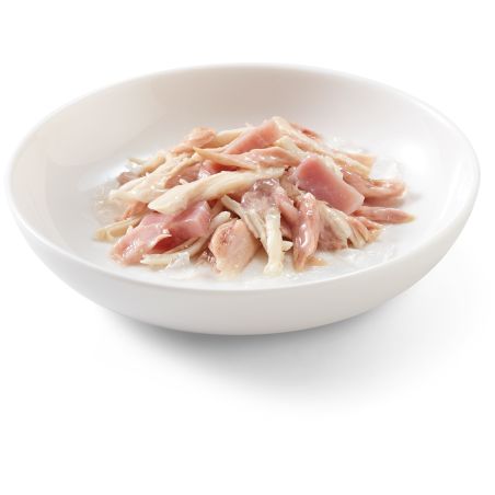 Pâtée en gelée thon/poulet/jambon (sachet 85g) - SCHESIR