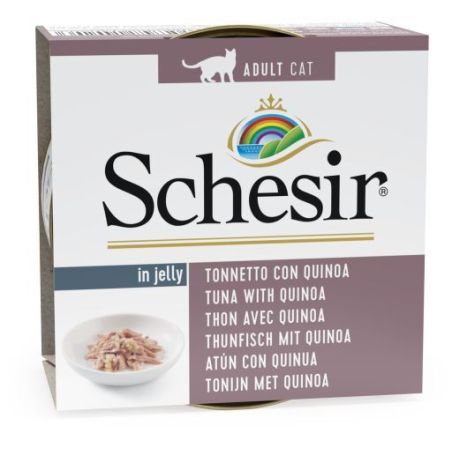 Pâtée en gelée thon/quinoa chat (boite 85g) - SCHESIR