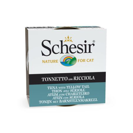 Pâtée en gelée thon/seriole chat (boite 85g)- SCHESIR