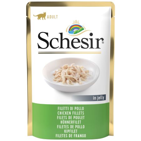 Pâtée en gelée thon/poulet chat (sachet 85g) - SCHESIR