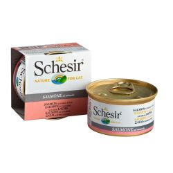 Pâtée, naturel filet de saumon chat (boite 85g) - SCHESIR