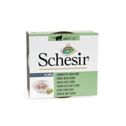Pâtées morceaux thon/kiwi chat (boite 75g) - SCHESIR