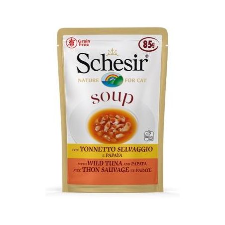 Soupe thon/papaye chat (sachet 85g) - SCHESIR