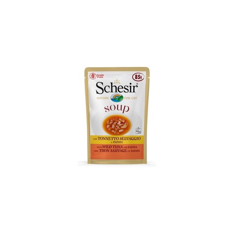 Soupe thon/papaye chat (sachet 85g) - SCHESIR