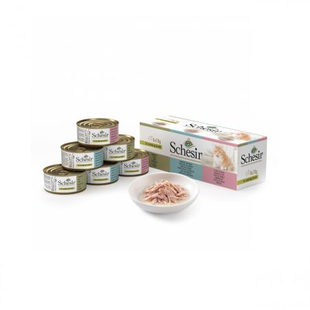 Pack bouillon de cuisson 3 saveurs chat (boite 6x70g) - SCHESIR