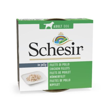 Pâtée en gelée filet poulet chien (boite 150g) - Schesir