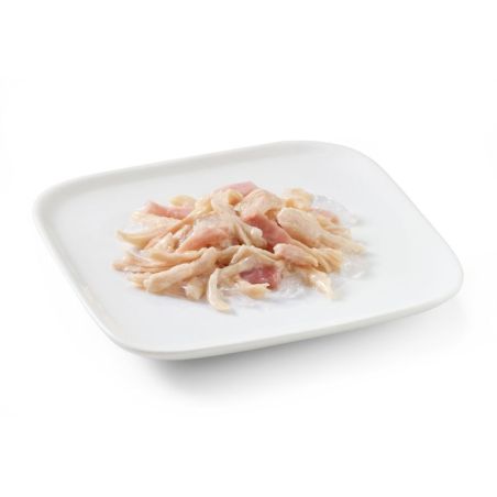 Pâtée en gelée filet poulet/jambon chien (boite 150g) - Schesir