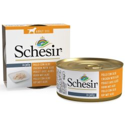 Pâtée en gelée filet poulet/aloes chien (boite 150g) - Schesir