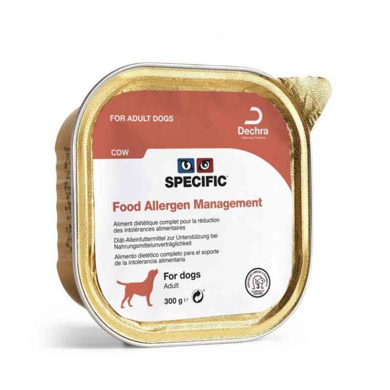 Terrine chien CDW FOOD ALLERGY MANAGEMENT (boite 6x300g) - SPECIFIC