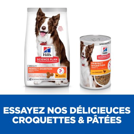 Patées chien SCIENCE PLAN ADULT PERFECT DIGESTION