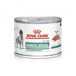 Patée chien VETERINARY DOG SPECIAL DIABETIC LOW CARBOHYDRATE (boite 12x195g) - Royal Canin