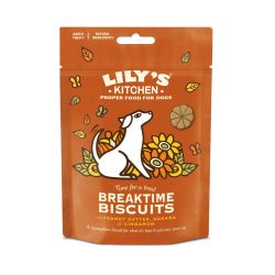 BISCUIT NATUREL ET BIO CHIEN BREAKTIMEBEURRE DE CACAHUETE / BANANE - LILY'S KITCHEN