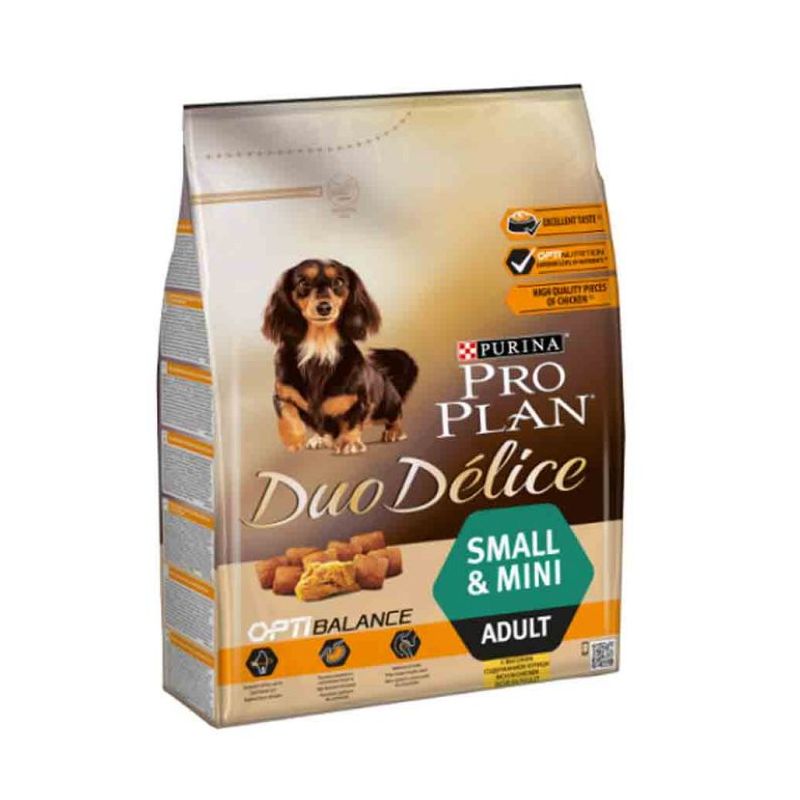 BISCUITS CHIEN DUO DELICE SMALL & MINI ADULT AVEC OPTIBALANCE - PURINA PROPLAN