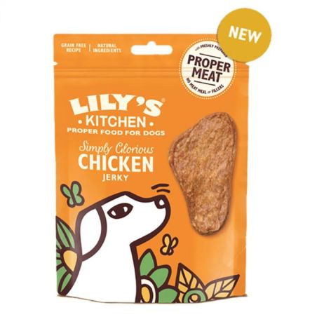 VIANDE SECHEE CHIEN JERKIE POULET (sachet) - LILY'S KITCHEN