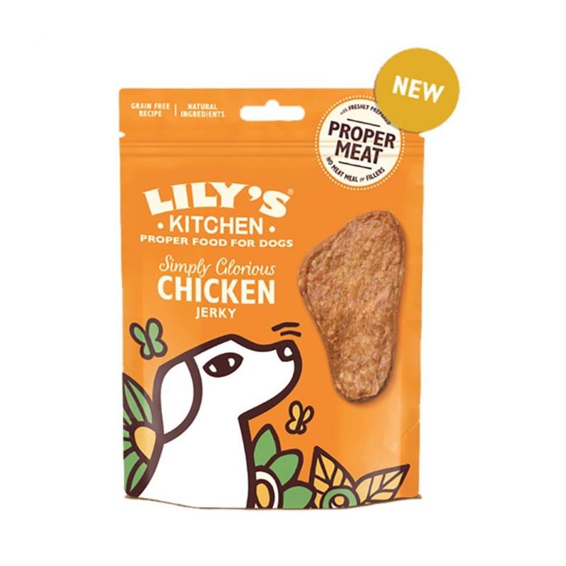 VIANDE SECHEE CHIEN JERKIE POULET (sachet) - LILY'S KITCHEN