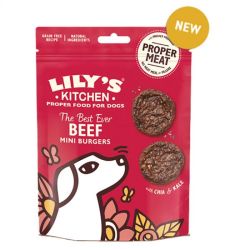 MINI BURGERS CHIEN AU BOEUF (sachet) - LILY'S KITCHEN