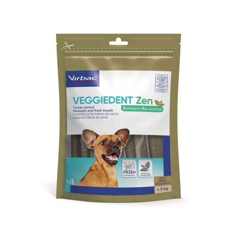 Friandises dentaire chiens de -5 kg - VEGGIEDENT ZEN XS