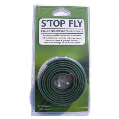 S TOP FLY COLLIER INSECTIFUGE - GREEN PEX