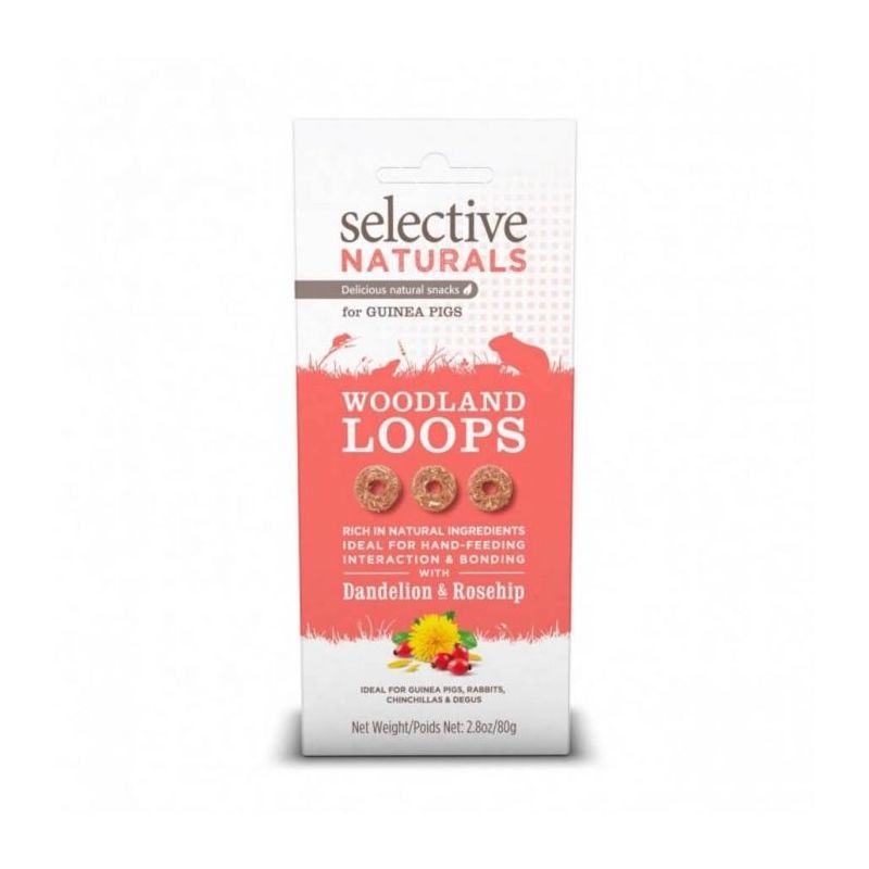 Friandises Woodland loops cochon d'inde et rongeurs - Selective