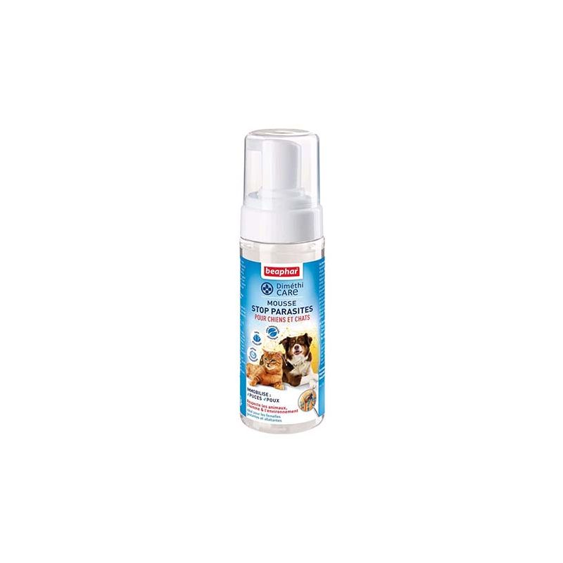 DIMETHICARE STOP PARASITE MOUSSE CHIEN CHAT - BEAPHAR