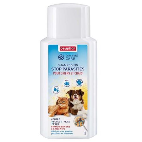 DIMETHICARE STOP PARASITE SHAMPOOING CHIEN CHAT - BEAPHAR
