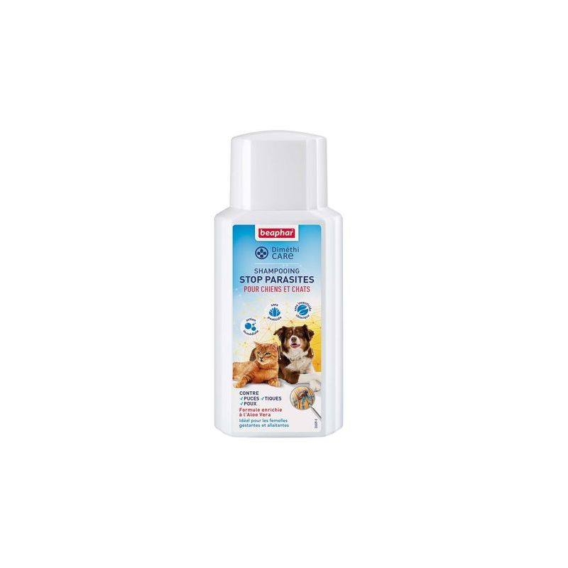 DIMETHICARE STOP PARASITE SHAMPOOING CHIEN CHAT - BEAPHAR