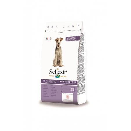 Croquettes chien medium senior poulet - Schesir