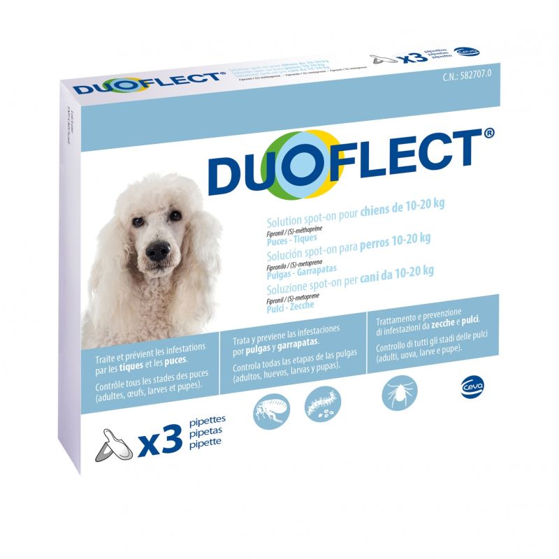 DUOFLECT CHIEN (10-20 kg) - CEVA