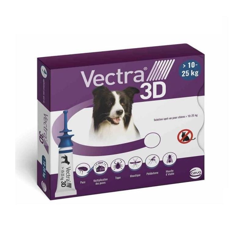 VECTRA 3D CHIEN (10-25 kg)