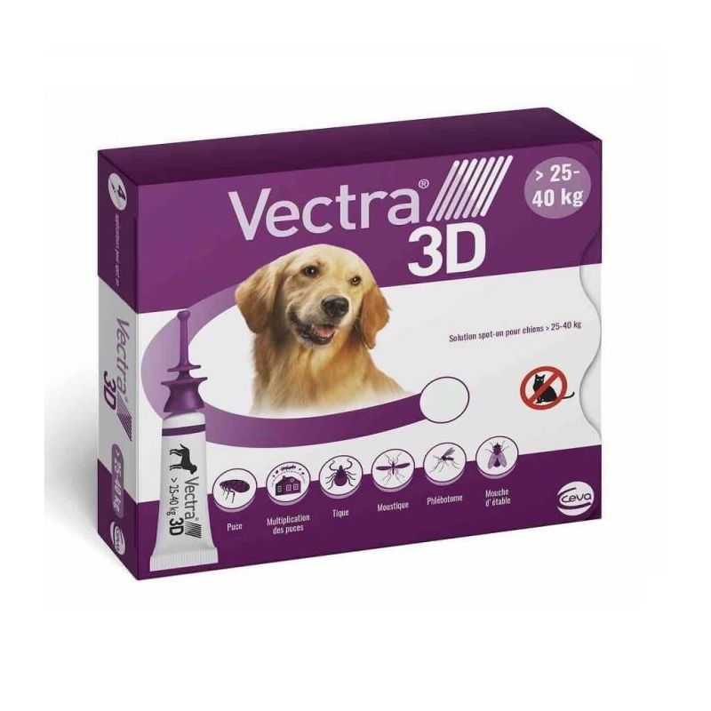 VECTRA 3D CHIEN (25-40 kg)