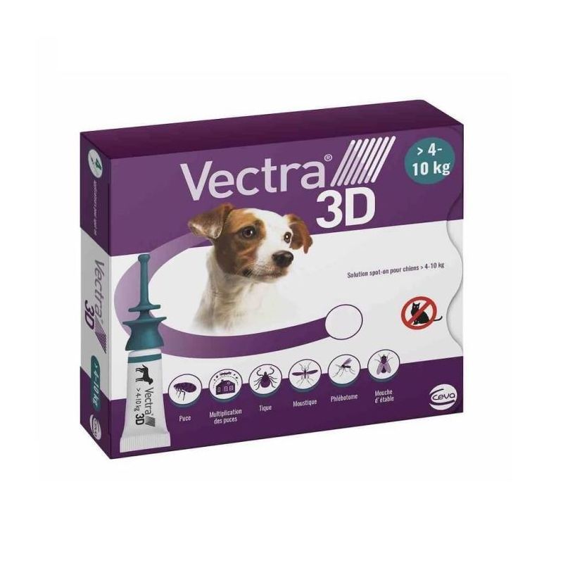 VECTRA 3D CHIEN (4-10 kg)