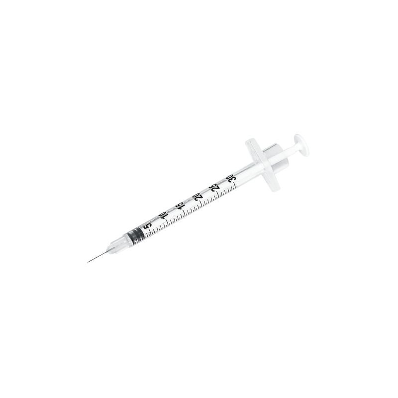 100 seringues à insuline de 1ml SERTIE 40UI 29G - Pentaferte
