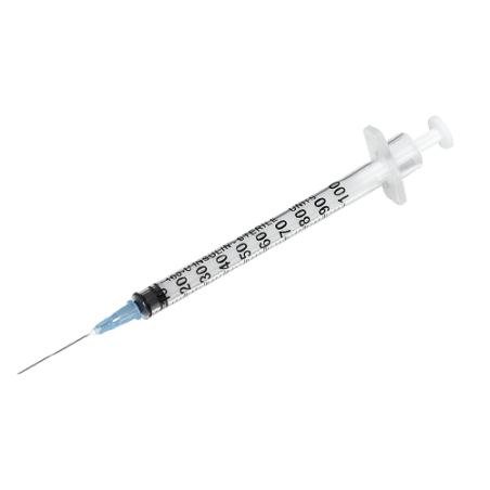 Seringue à insuline de 1ml SERTIE 40UI 26G - Pentaferte