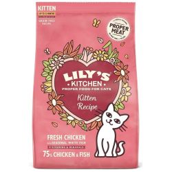 CROQUETTES CHAT SANS CEREALES CHATON POULET POISSON - LILY'S KITCHEN