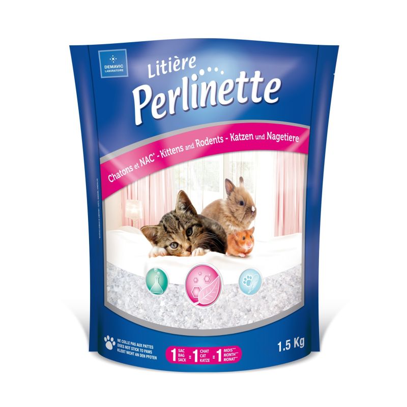 LITIERE PERLINETTE CHATON ET NAC - DEMAVIC