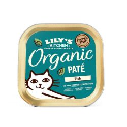 PATEE CHAT ORGANIC POISSON BIO (barquette) - LILY'S KITCHEN