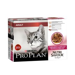 PATEE CHAT ADULT NUTRISAVOUR sauce CANARD - PURINA PROPLAN