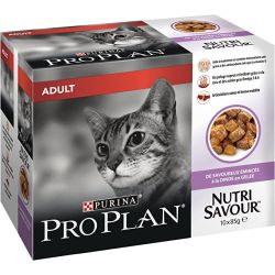 PATEE CHAT ADULT NUTRISAVOUR gelée DINDE - PURINA PROPLAN