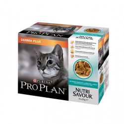 PATEE CHAT ADULT DERMA PLUS NUTRISAVOUR Mousse CABILLAUD - PURINA PROPLAN